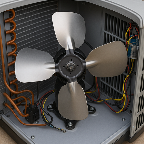 new ac fan installed