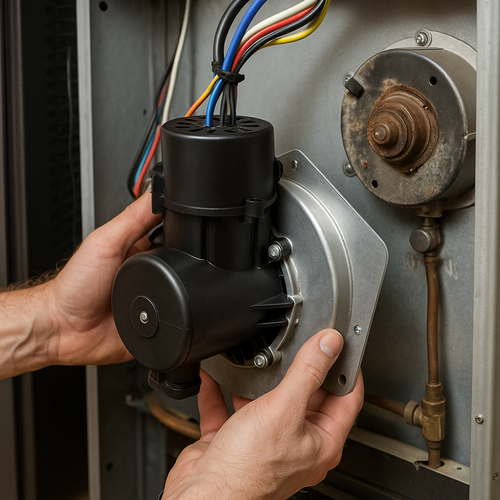 hvac inducer motor replacement